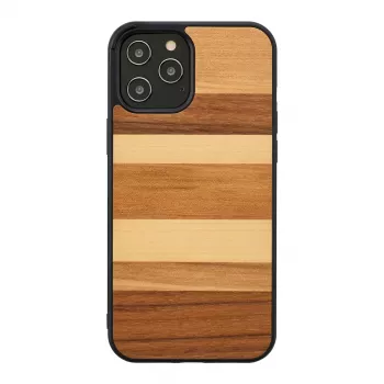 Capa para telemóvel Man and Wood para iPhone 12 Pro Max, areia preta