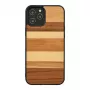 Capa para telemóvel Man and Wood para iPhone 12 Pro Max, areia preta