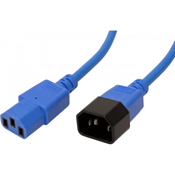 Cabo de alimentação ROLINE 19.08.1527 azul 0,8 m conector fêmea C14 conector fêmea C13 (19.08.1527)