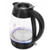 Lafe Essential XL CEG016 chaleira elétrica de vidro, 2 l, 2200 W, preta