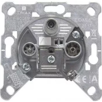 TRIAX EDM 1 saída única de 3 vias conector fêmea F 306270 (306270)
