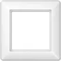 Placa de cobertura para interruptores de parede JUNG AS 581 WW branco, duroplasto, 80,5×80,5 mm