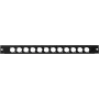 Painel frontal Omnitronic Z-19 12 x XLR D-Type 1U — painel rack com doze conectores XLR D-Type