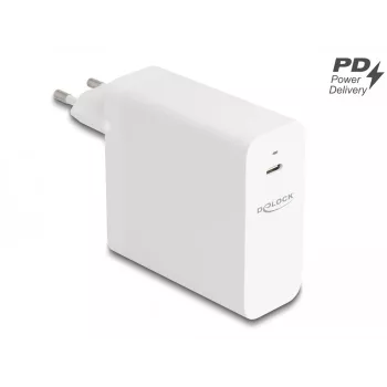 Carregador DeLOCK USB GaN 140W PD 3.1 interior AC universal