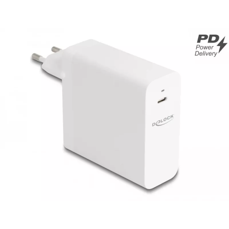 Carregador DeLOCK USB GaN 140W PD 3.1 interior AC universal