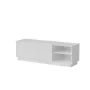 Móvel de TV cama meble LIVERTI 150x42x48 cm, branco, tampo em aglomerado