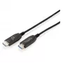 Cabo de fibra ótica híbrida HDMI AOC DIGITUS UHD 8K 50 m
