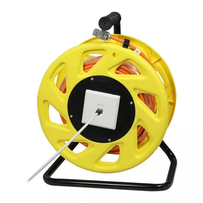 Synergy 21 S216821V2 Bobina de cabo, cabo em bruto Cat.6A/Cat.7a S/FTP, 50 m, laranja