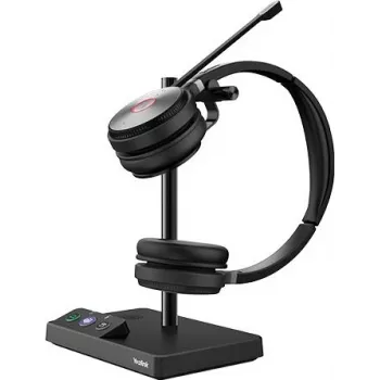 Headset sem fios Yealink WHB620T Bluetooth com cancelamento de ruído