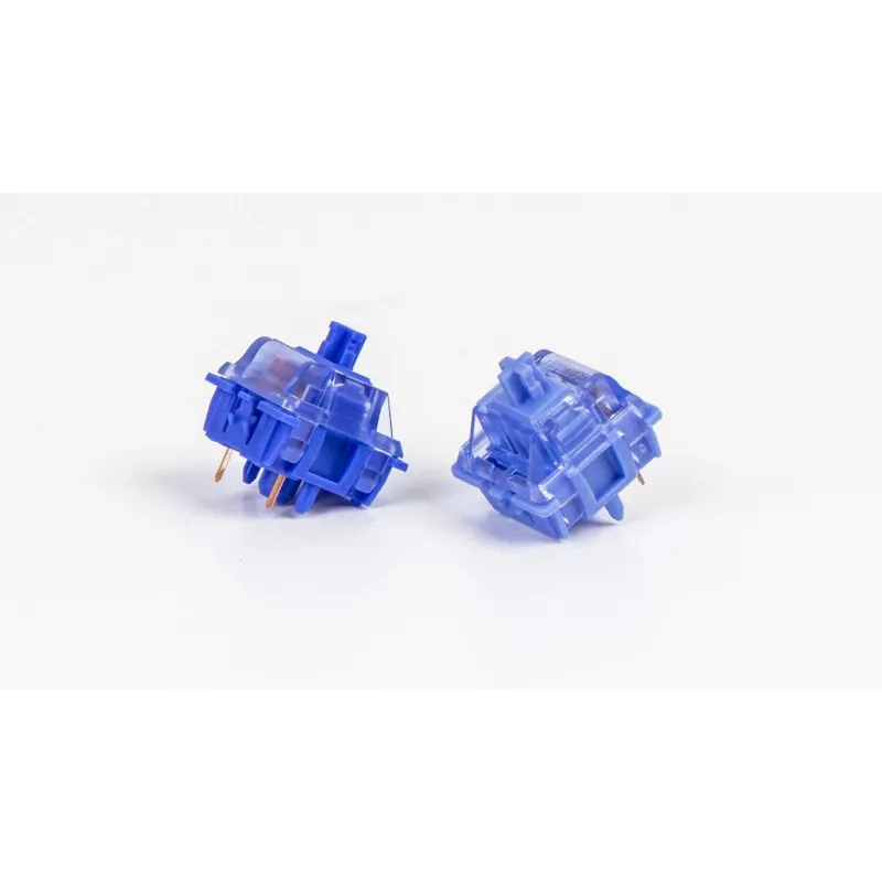 Conjunto de interruptores mecânicos de teclado Keychron Gateron CJ azul-escuro — 110 unid.