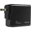 Carregador PD INTER-TECH PD-3100 100W USB-C preto fonte de alimentação rápida