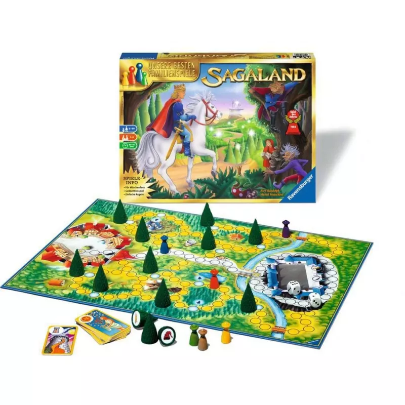 Jogo de tabuleiro Ravensburger Sagaland viagem/aventura (26424)
