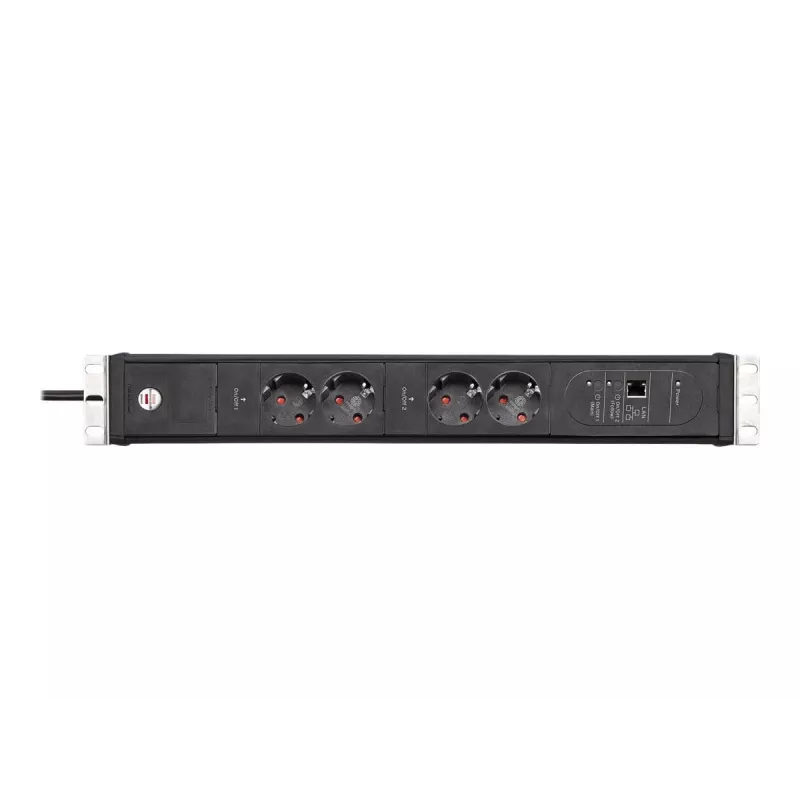 Régua de tomadas Brennenstuhl Premium-Web-Line V3 controlada por IP, 4 saídas, Ethernet, 3 m (1156057984)