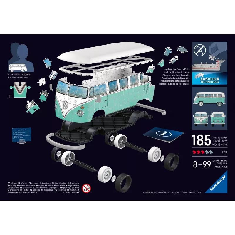 Puzzle Ravensburger Volkswagen T1 162 peças