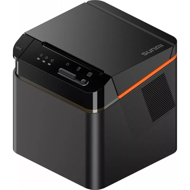 SUNMI C04020020 impressora de talões 80 mm Kitchen Cloud Printer, térmica, com cortador, USB-C, Bluetooth, Ethernet, Wi-Fi, preta