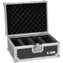 Flightcase Roadinger EC-4AC para 4× AKKU flat Light Series – mala de proteção