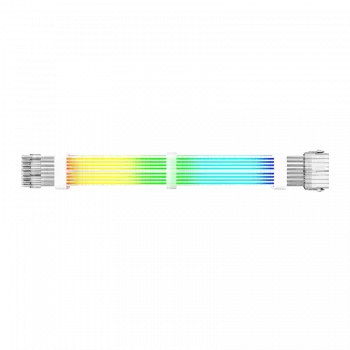 Gamemax | Cabo de extensão para fonte de alimentação | VGA/CPU 2x8PIN-B | Branco