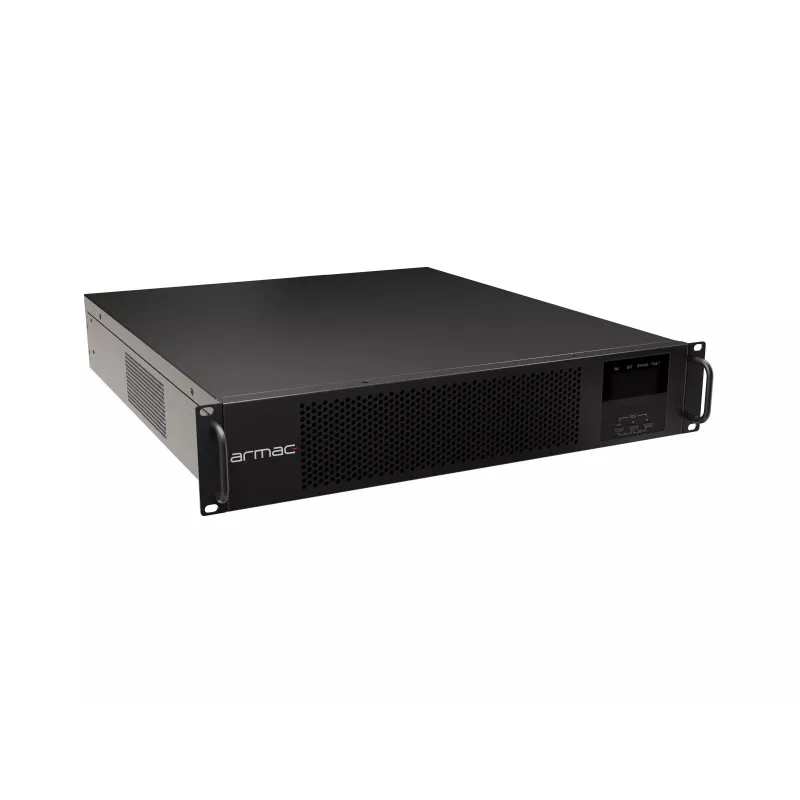 UPS ARMAC PF1 3000VA montável em rack LCD, 8× IEC C13, caixa metálica