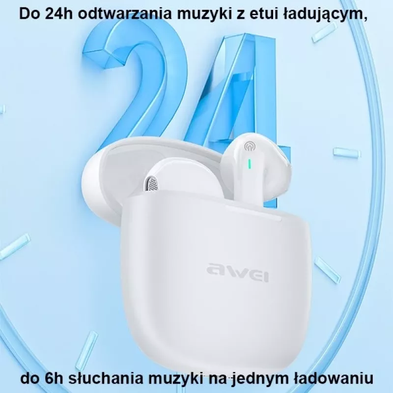 Auscultadores Wireless Awei T26 Pro pretos