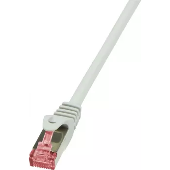 Cabo de rede LogiLink 10m Cat.6 RJ-45 S/FTP cinzento