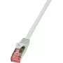 Cabo de rede LogiLink 10m Cat.6 RJ-45 S/FTP cinzento