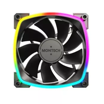 Ventoinha para caixa de computador Montech RX120 PWM 12 cm preto 3 unid.