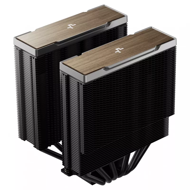 Arrefecedor de ar DeepCool AK620 G2, ventoinha de 120 mm, compatível com LGA1700/1200/115x e AM4/AM5, preto, 144×127×159 mm