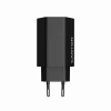 Carregador CANYON HEXAGON 65 GaN 65W 2xPD 1xQC UE preto (CND-CHAHEX65B)