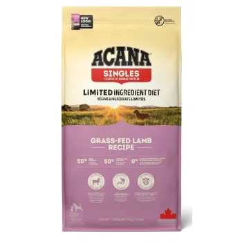 ACANA Singles Borrego alimentado a pasto - Alimento seco para cães - 17 kg