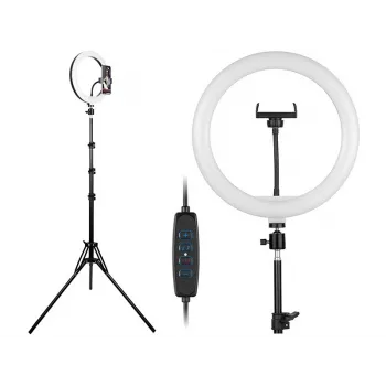 Anel de luz TRACER RING 30cm com tripé 210cm