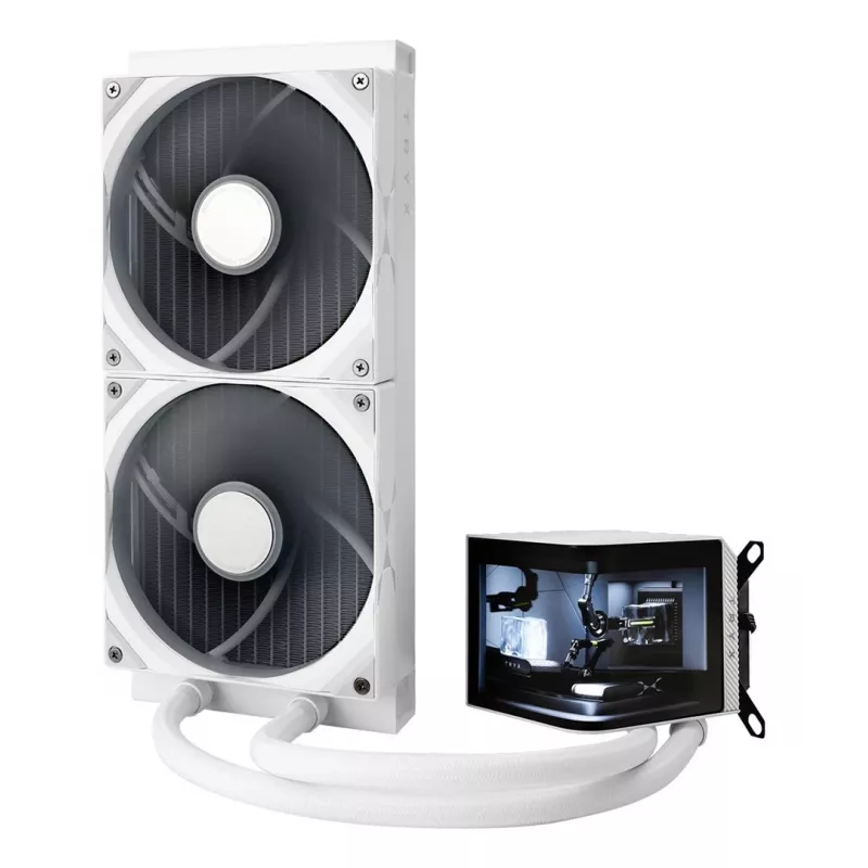 Kit de refrigeração líquida para processador TRYX PANORAMA 280 14 cm branco 1 unid.