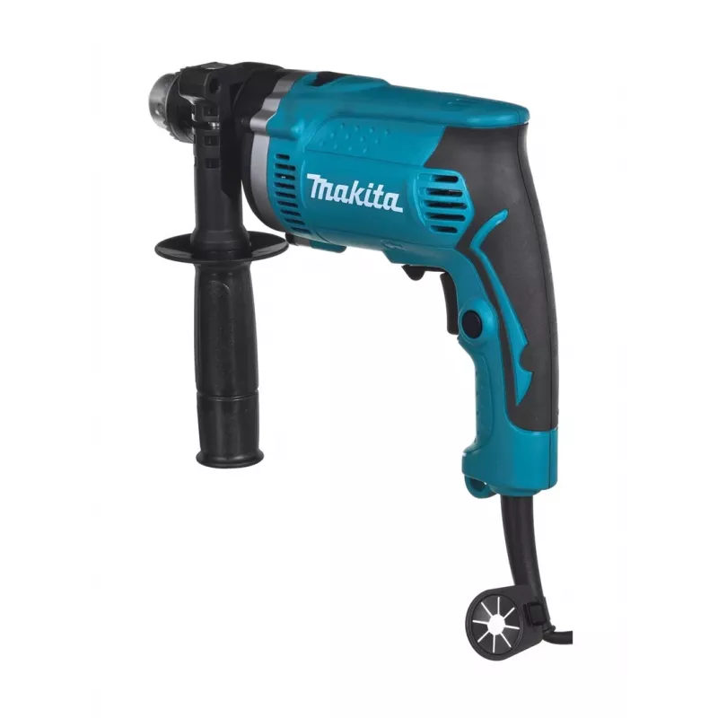Berbequim Makita HP1630K com bucha de coroa dentada 3200 rpm preto, azul 2,1 kg