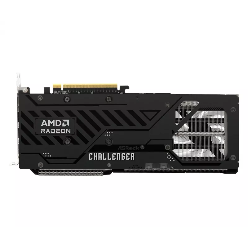 Placa gráfica ASRock Challenger Radeon RX 9070 XT — 16 GB GDDR6, 256 bits, PCIe 5.0, refrigeração ativa com 3 ventoinhas