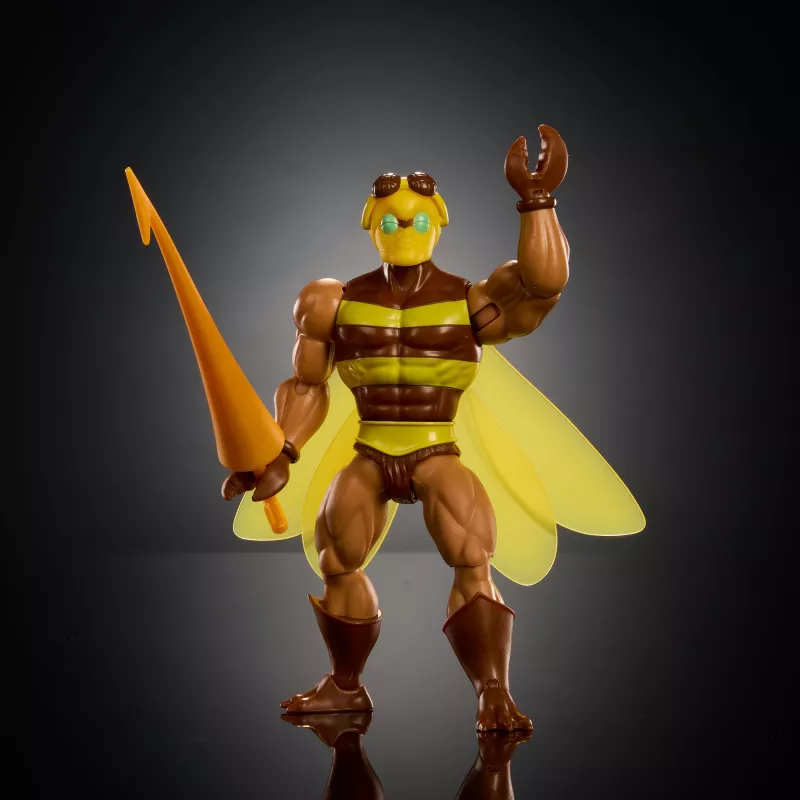Figura de ação MATTEL Masters of the Universe Origins Buzz Off, figura de coleção JBM88