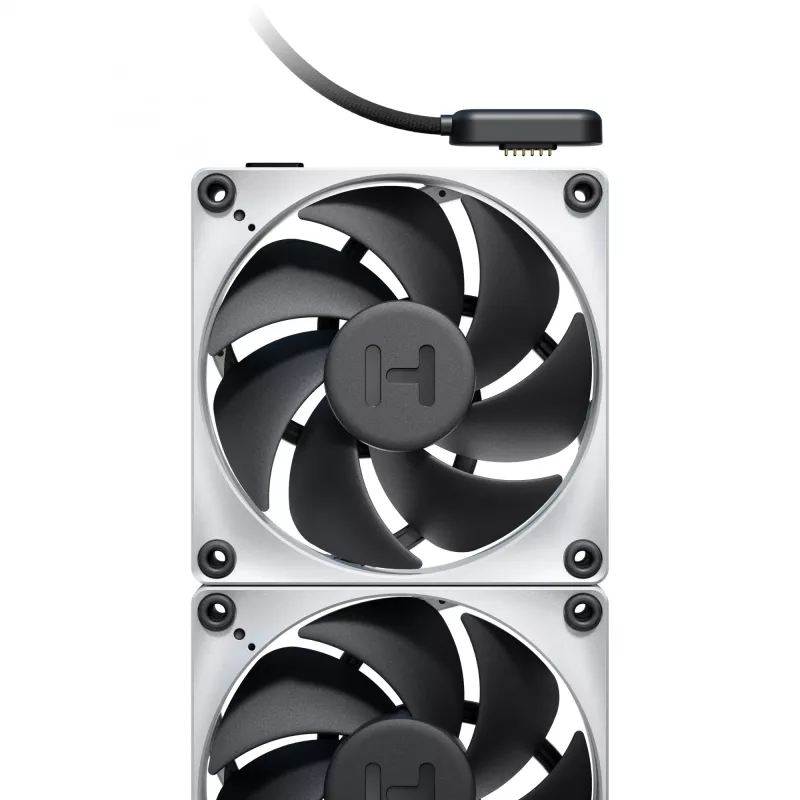 Ventoinha de caixa HYTE THICC FP12 120 mm pack de 3 branco