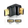 Adaptador HDMI macho 90° para baixo DeLOCK 65073