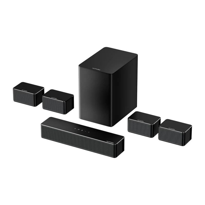Barra de som Ultimea Poseidon D70 — sistema de cinema em casa compacto, modelo UC00Q