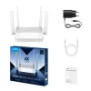 Router de secretária Cudy WR3000P Wi‑Fi 6 Dual-Band 2,4/5 GHz, 2,5 Gigabit Ethernet, 3 portas LAN, branco