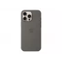 Capa de silicone com MagSafe para iPhone 16 Pro Max - Cinzento pedra