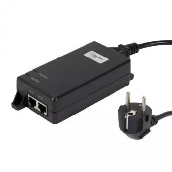 Injetor PoE ALLNET ALL-PI102-BT60-5G 60W, caixa de plástico, PoE++ de porta única