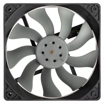 Ventoinha Akasa OTTO SF12 Ventoinha de caixa 12 cm Preto Cinzento