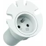 Cabo de extensão de energia Bachmann LOOP IN 2m 1 tomada AC Interior Branco