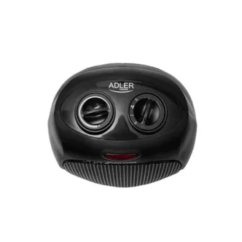 Adler AD 7702 Aquecedor elétrico ventilador para interior aço inoxidável 1500 W