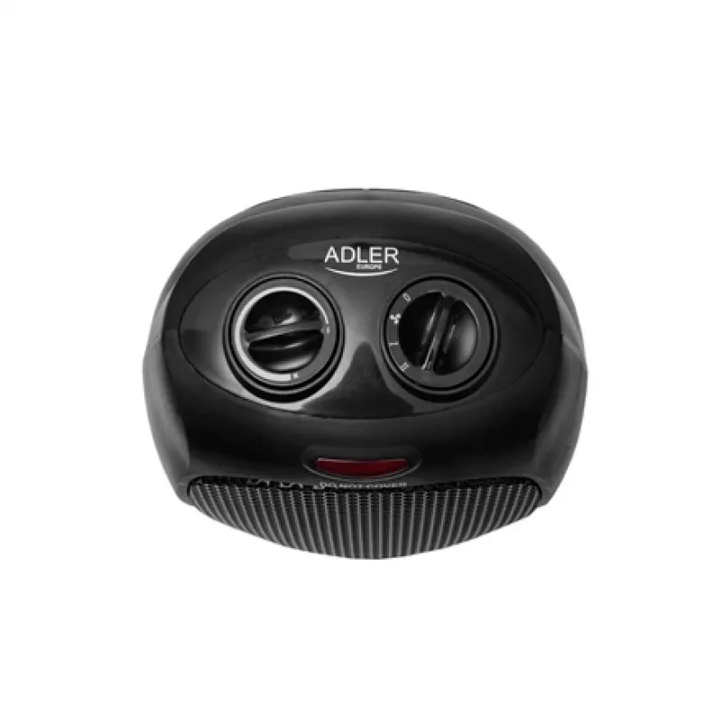 Adler AD 7702 Aquecedor elétrico ventilador para interior aço inoxidável 1500 W