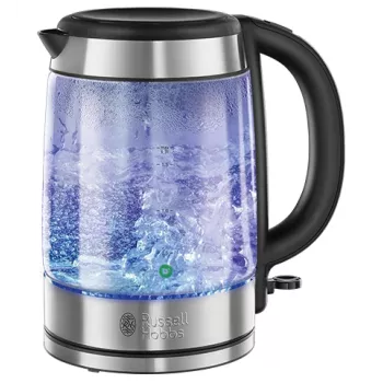 Chaleira Russell Hobbs 1,7 L 2200 W aço inoxidável transparente