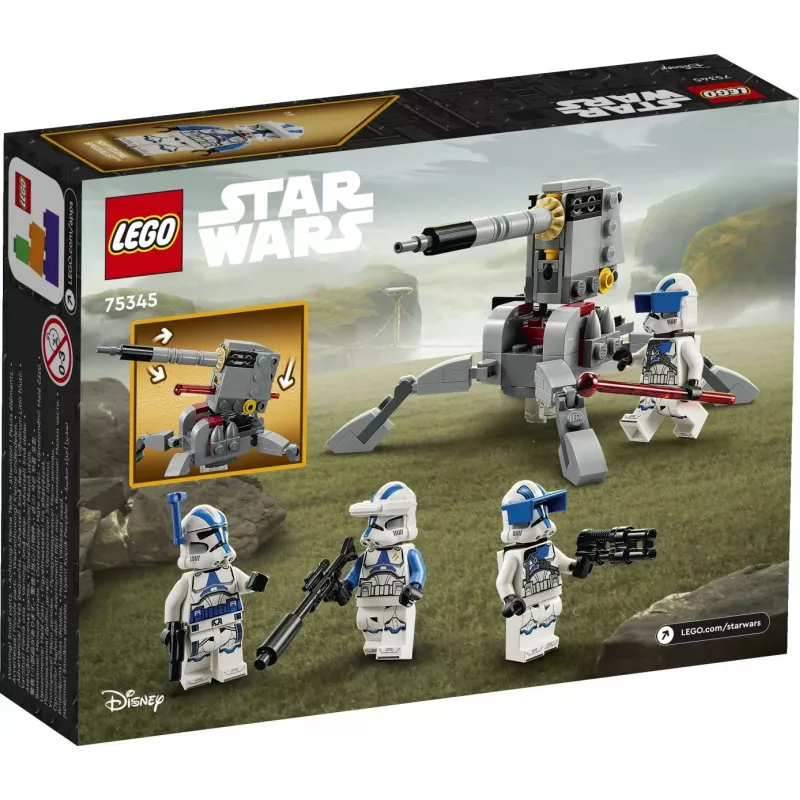 LEGO 75345 Star Wars 501st Clone Troopers Battle Pack Conjunto brinquedo de construção