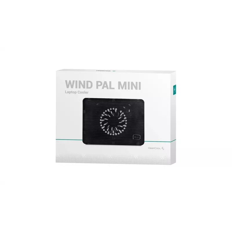 Base de arrefecimento para portátil DeepCool Wind Pal Mini 39,6 cm (15,6 polegadas) 1000 rpm preto