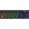 Teclado mecânico Sharkoon OfficePal KB70W — interruptores lineares, layout tenkeyless
