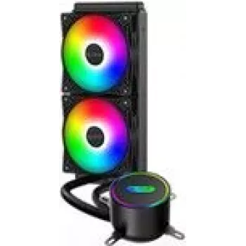 Arrefecedor de CPU AIO PCCOOLER GI-CL240VC, Radiador de 240 mm, Bomba 1600 RPM
