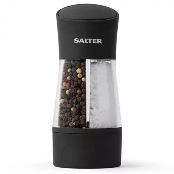 Moinho de sal mecânico Salter 7612 BKXRAUP aço inoxidável moagem ajustável